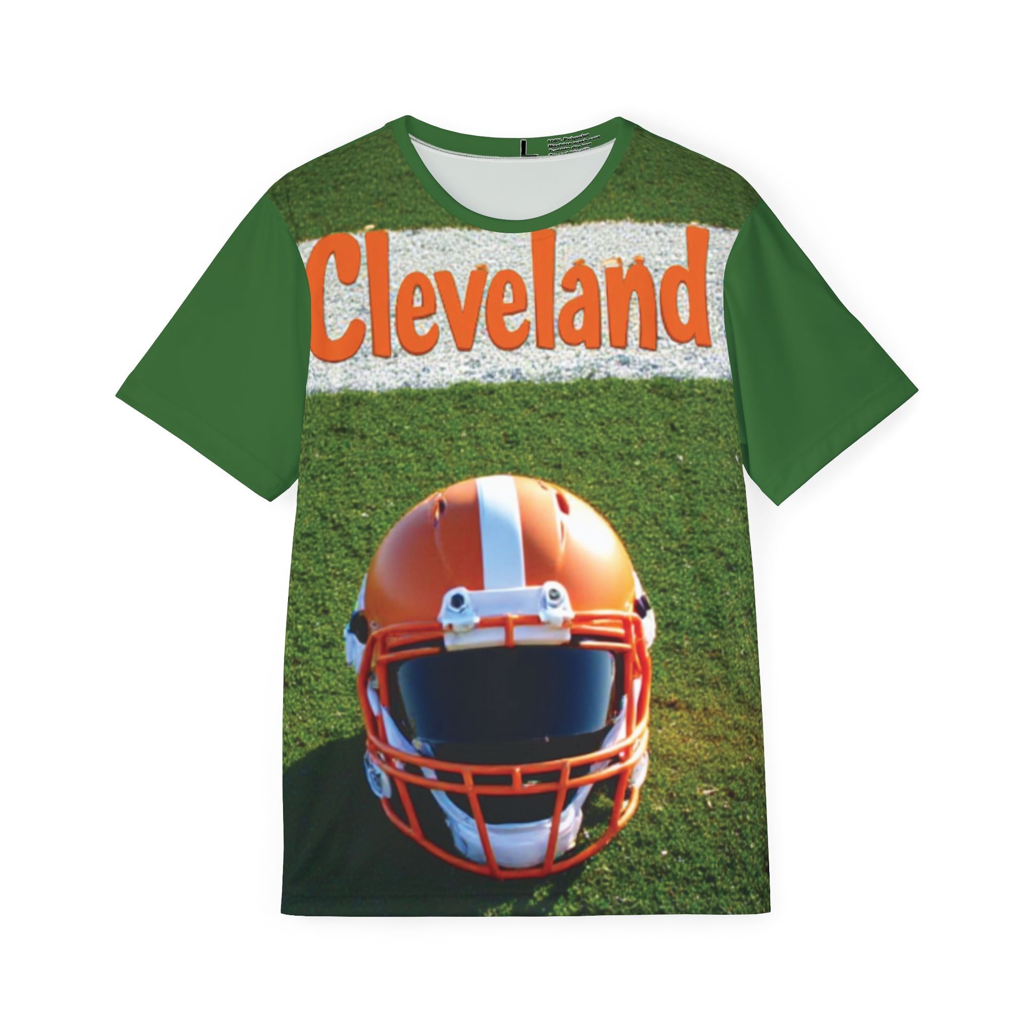 Cleveland Football Jersey Tee — Men's All-Over-Print Sports Shirt