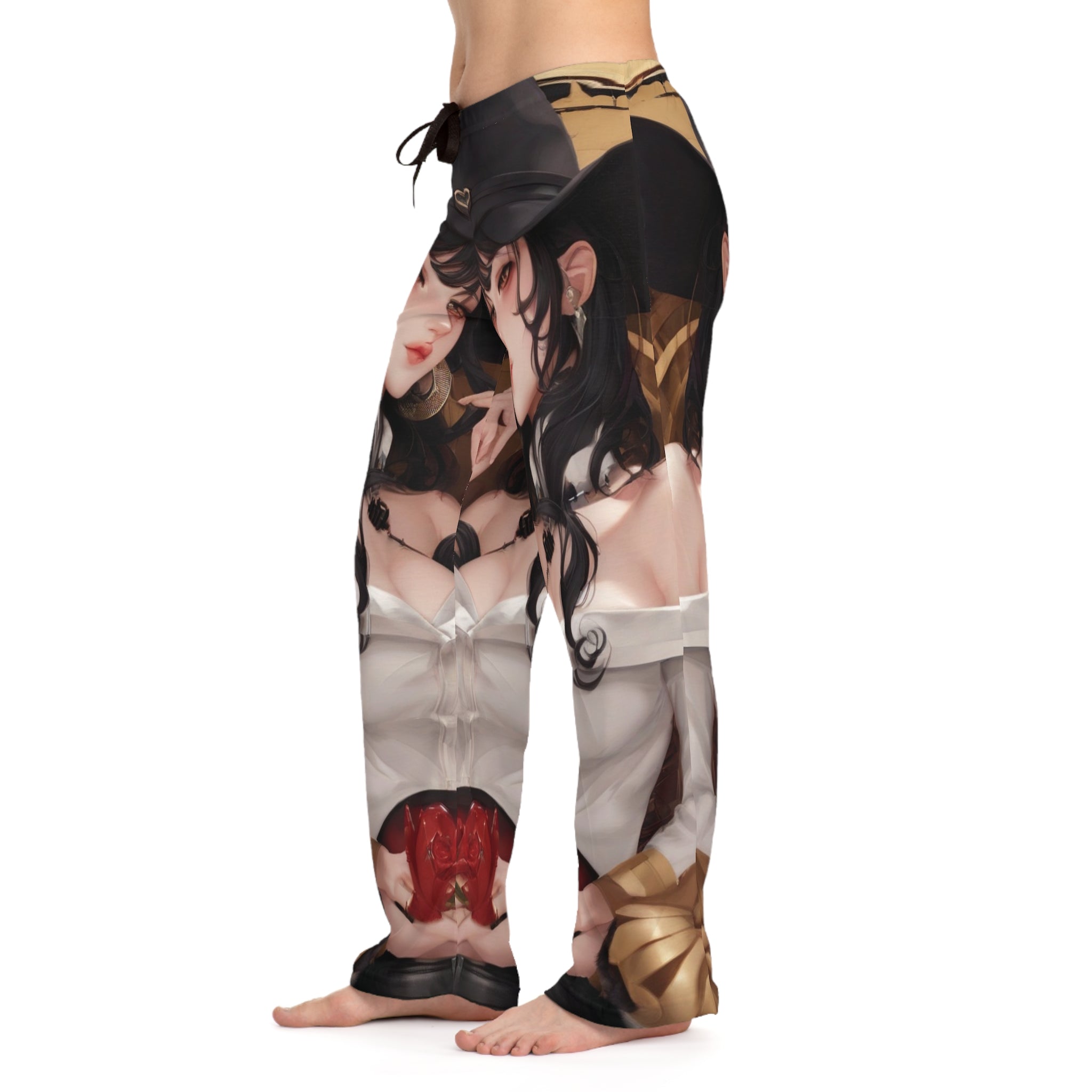 Beautiful Women's Pajama Pants AI Image 