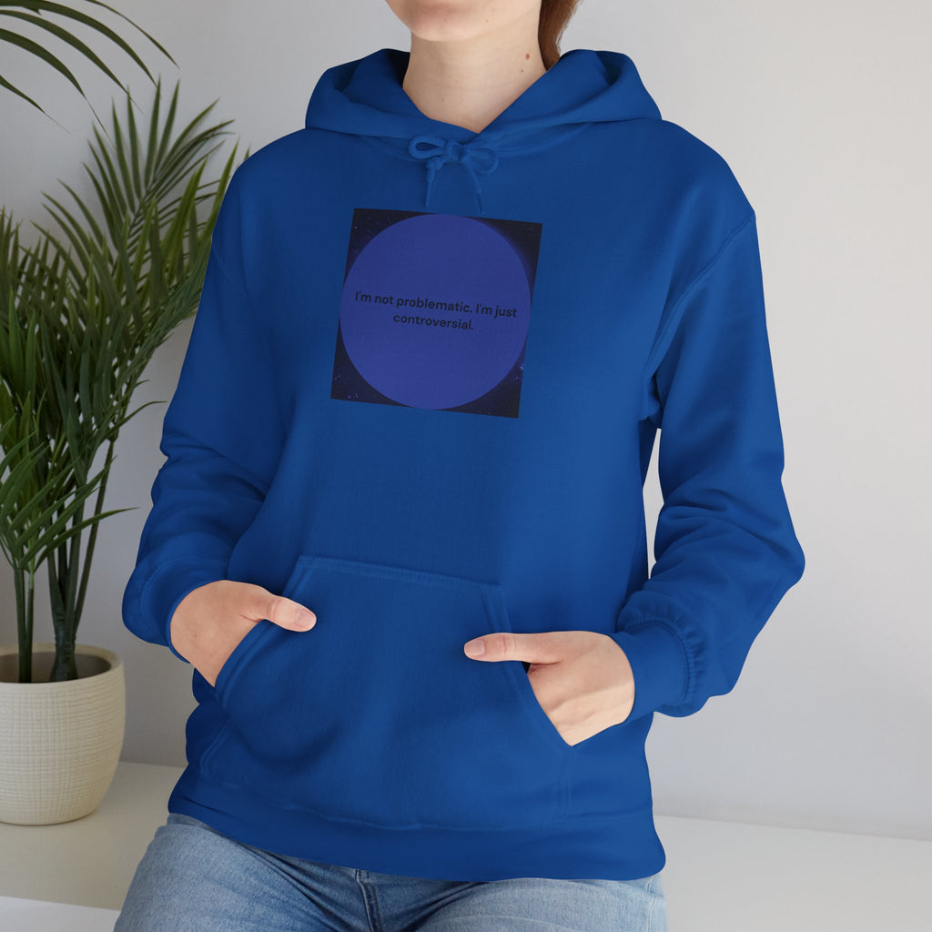 Blue Hooded Sweatshirt
