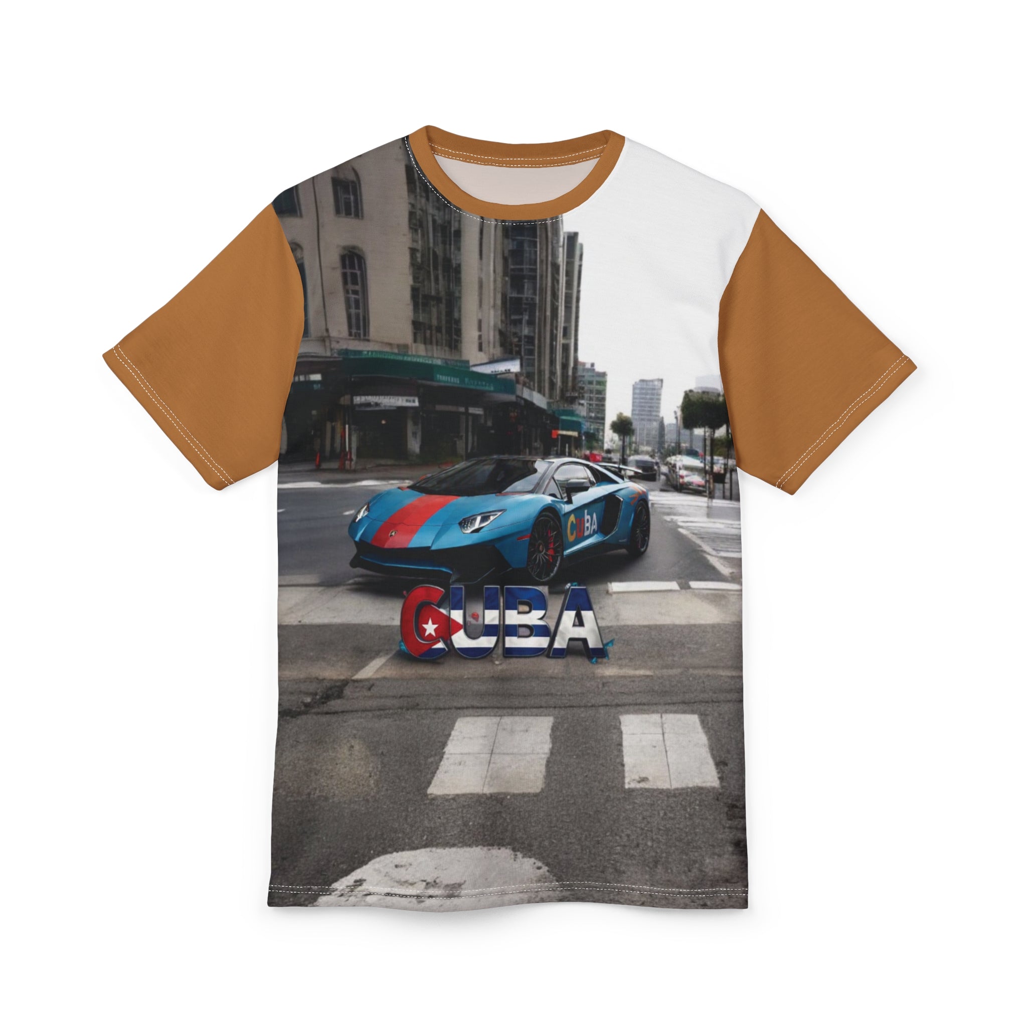 Camiseta con diseño cubano para caballeros