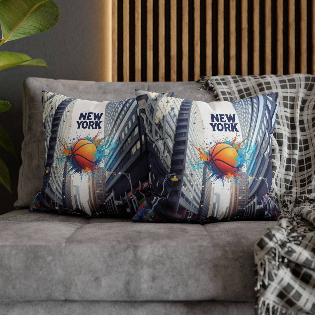 New York Basketball Square Pillowcase
