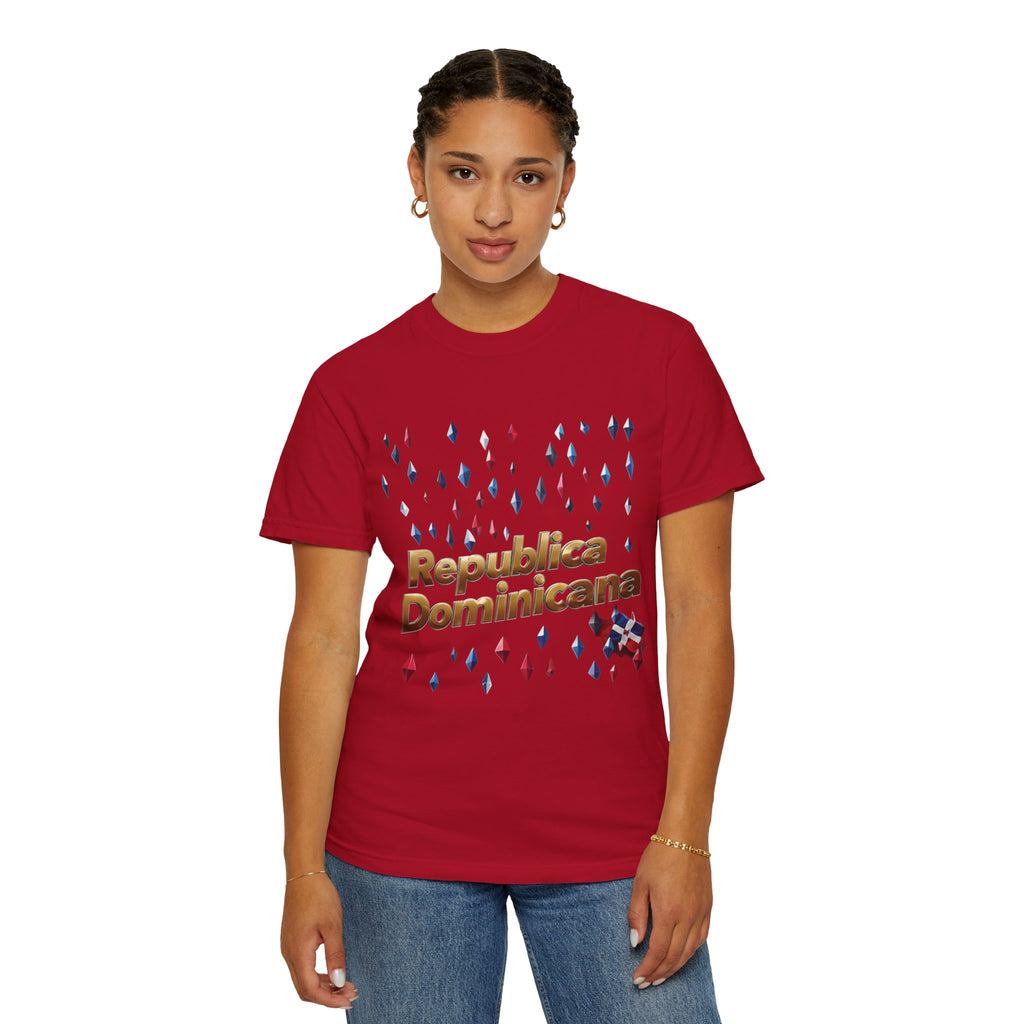Unisex Garment-Dyed T-Shirt - Dominican Republic Celebration T-Shirt