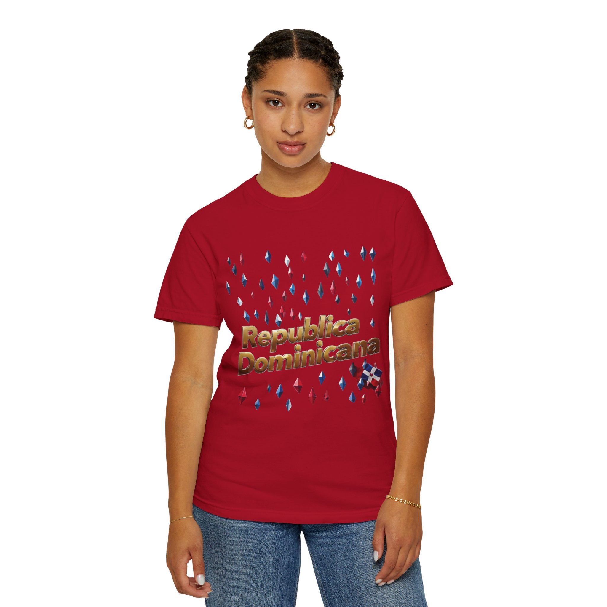 Unisex Garment-Dyed T-Shirt - Dominican Republic Celebration T-Shirt