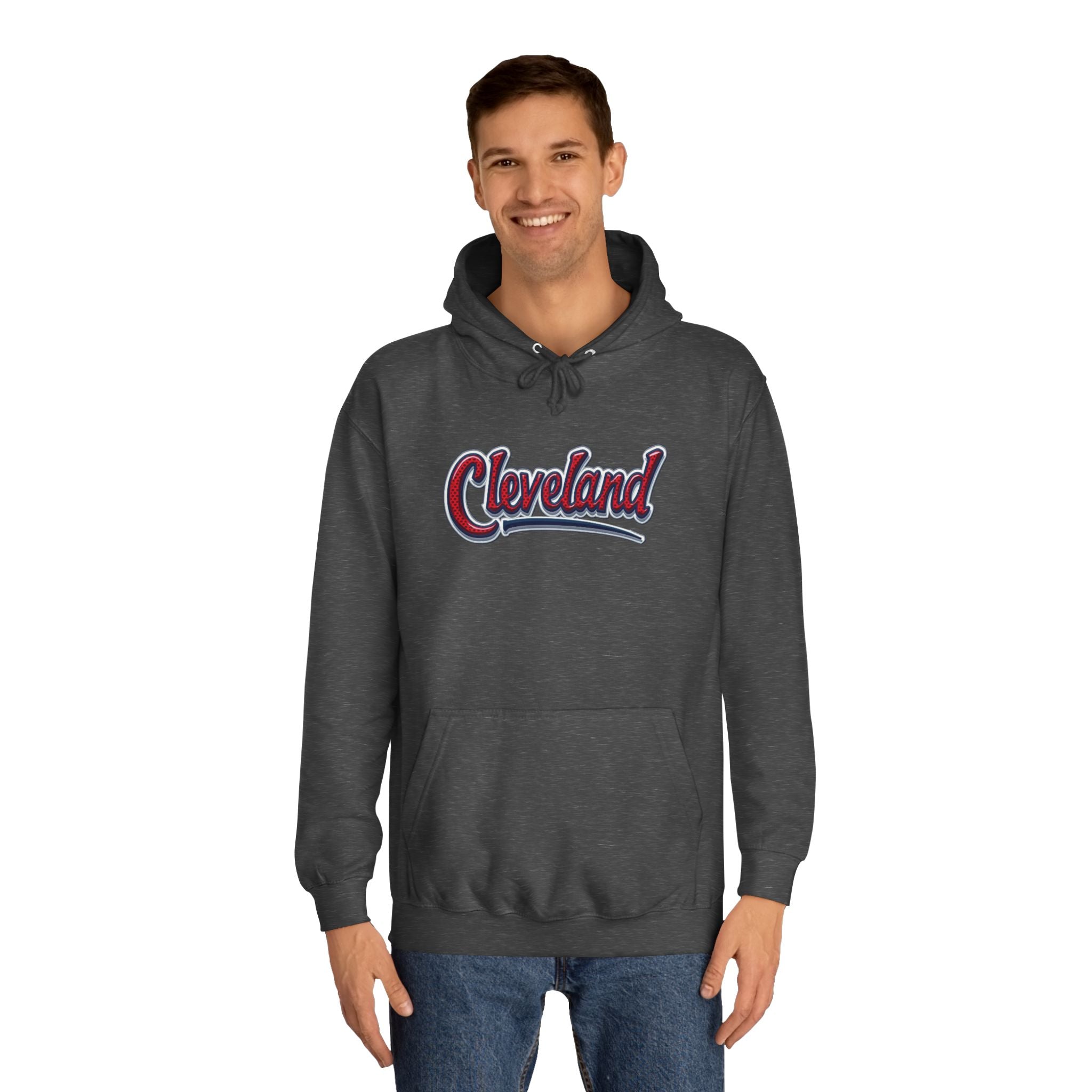 Cleveland Unisex College Hoodie - Cozy Casual Wear, College Spirit Wear, Team Apparel, Gift for Students, Perfect for Game Days