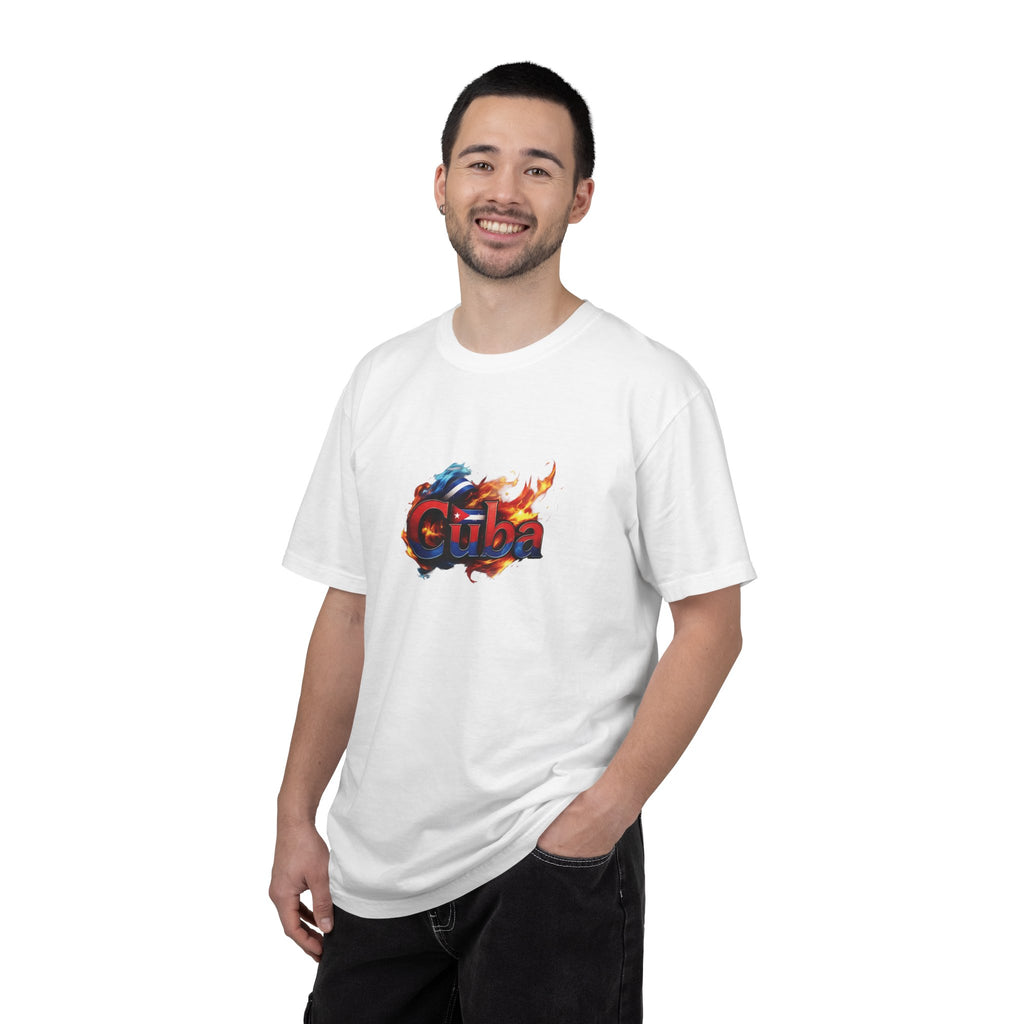 Camiseta teñida con llama cubana