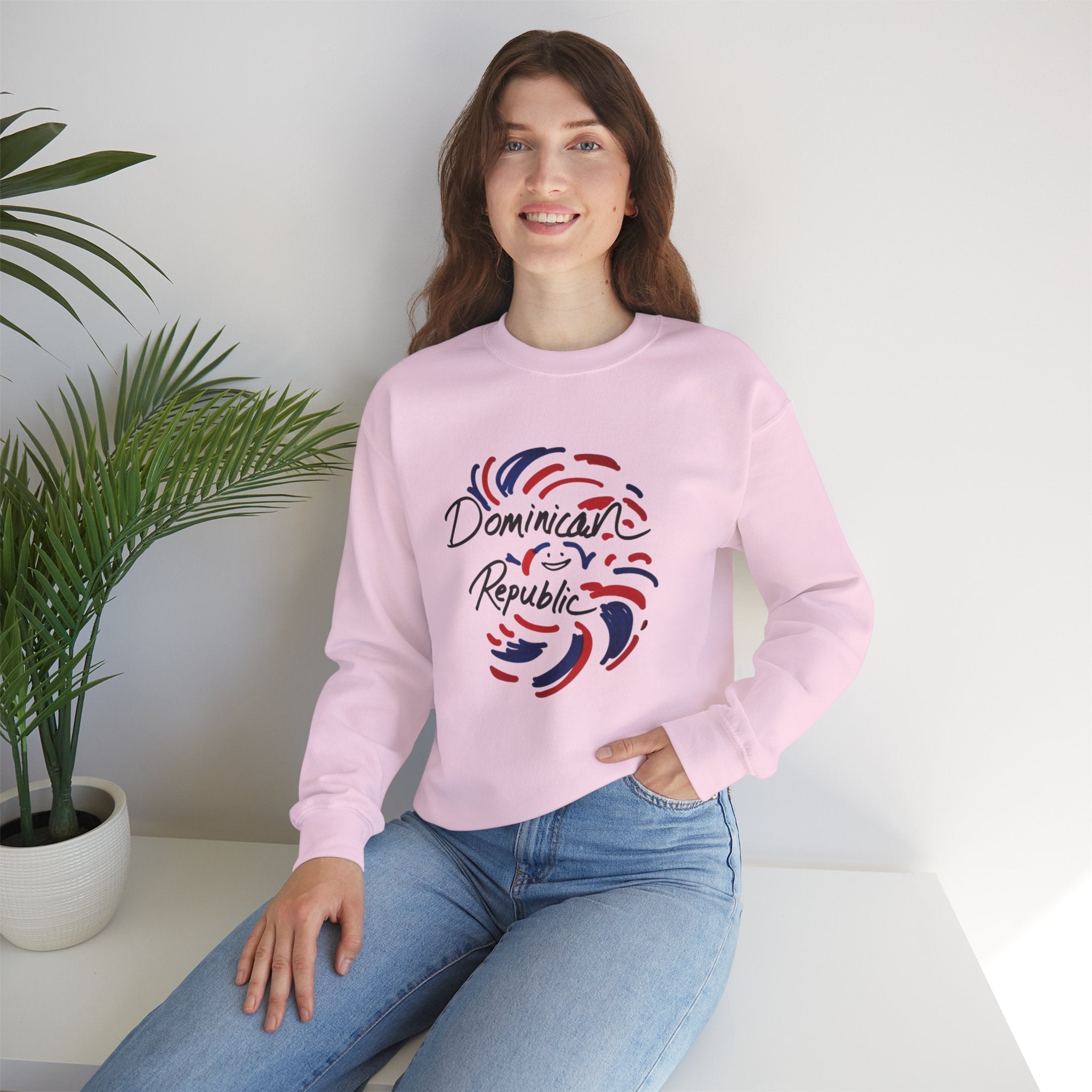 Dominican Republic Crew Neck Sweatshirt