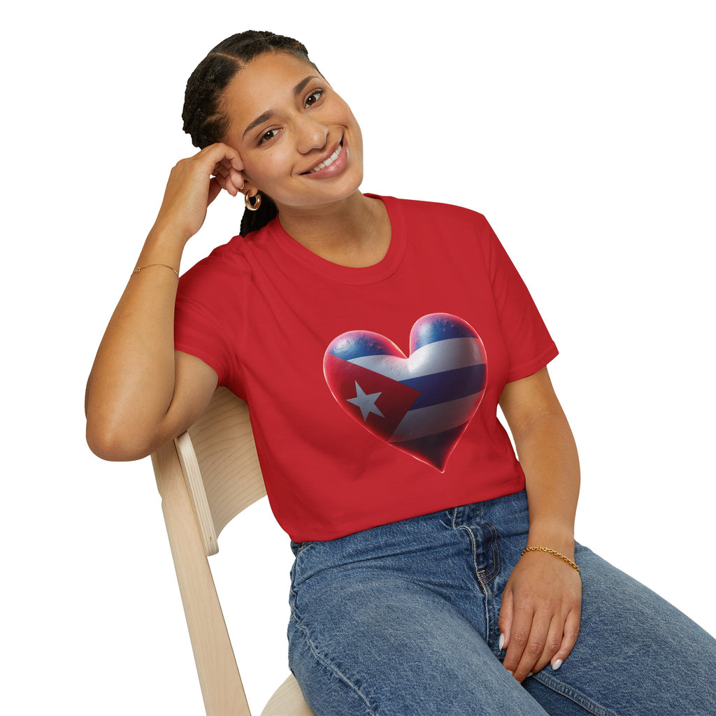 Camiseta cubana unisex de estilo suave