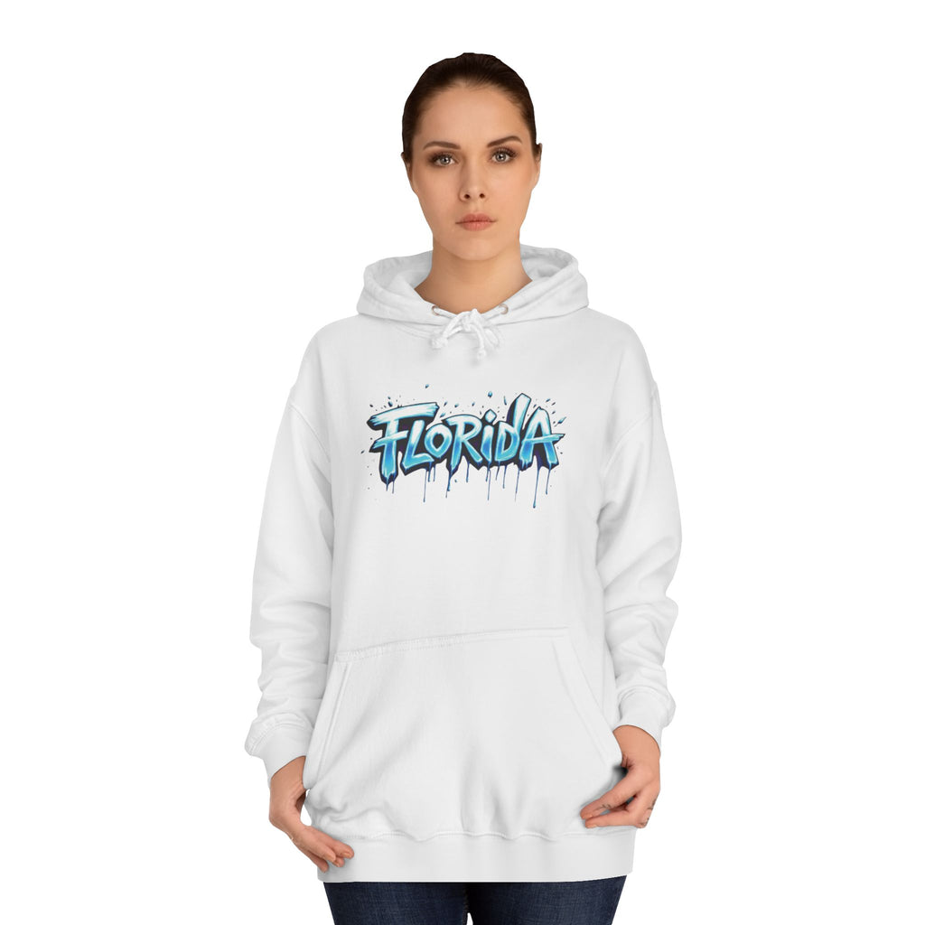 Florida Unisex College Hoodie - Trendy Pullover, Stylish Gift for Students, College Apparel, Casual Wear 