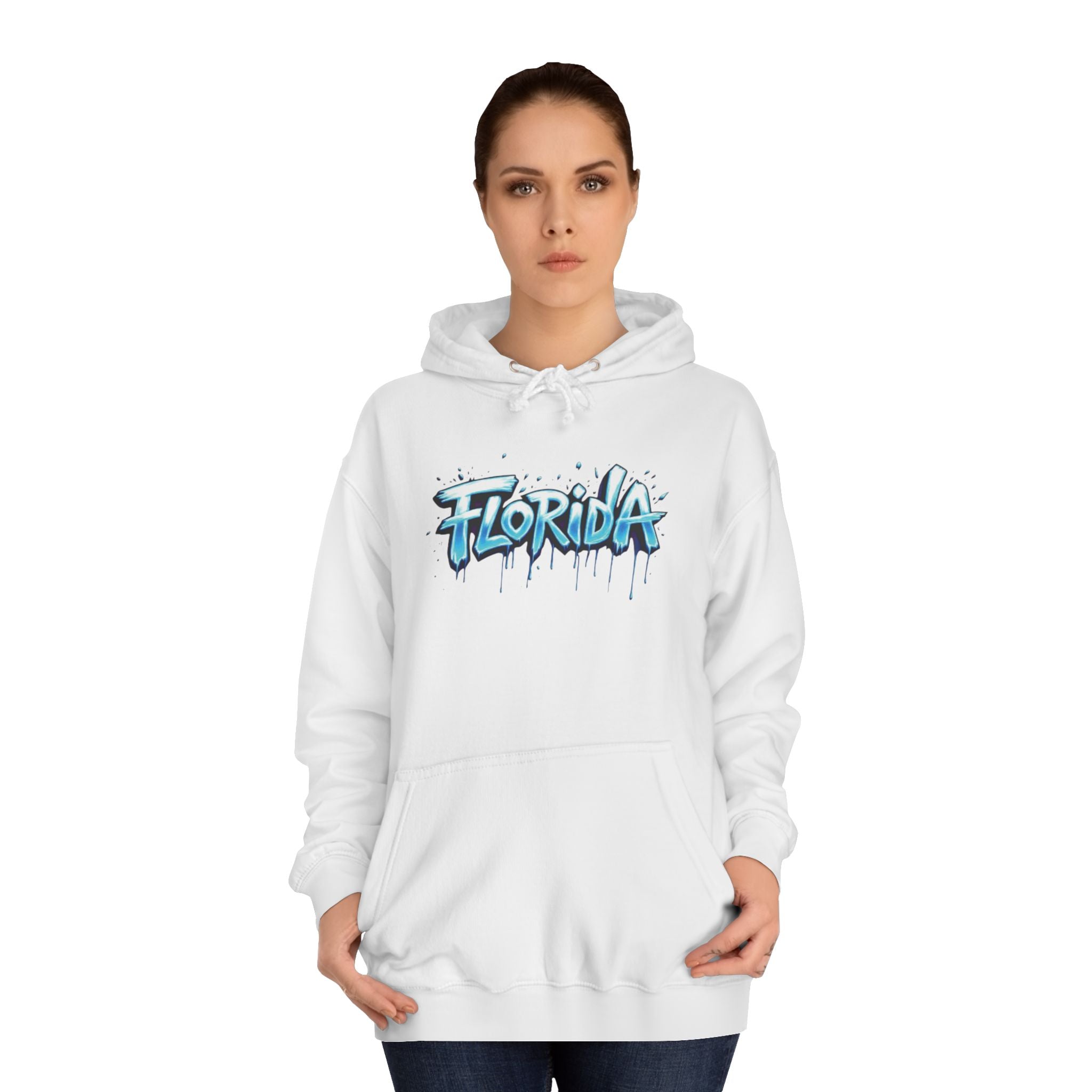 Florida Unisex College Hoodie - Trendy Pullover, Stylish Gift for Students, College Apparel, Casual Wear 